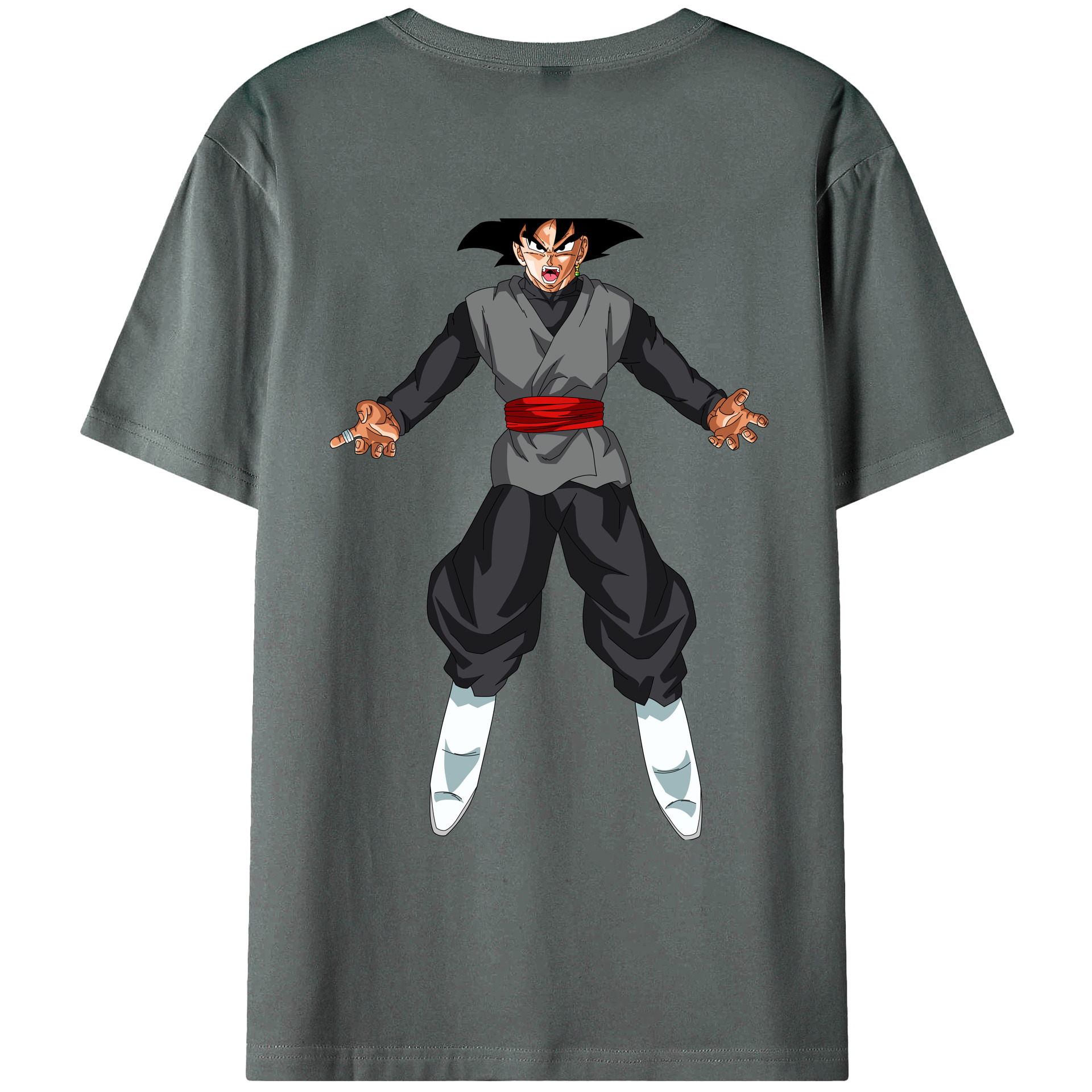 （画像用） ドラゴンボール ベジータ四世（Bejīta Yonsei）DRAGON BALL Vegeta IV 綿100％ メンズ半袖Tシャツ（バックプリント） 通気性